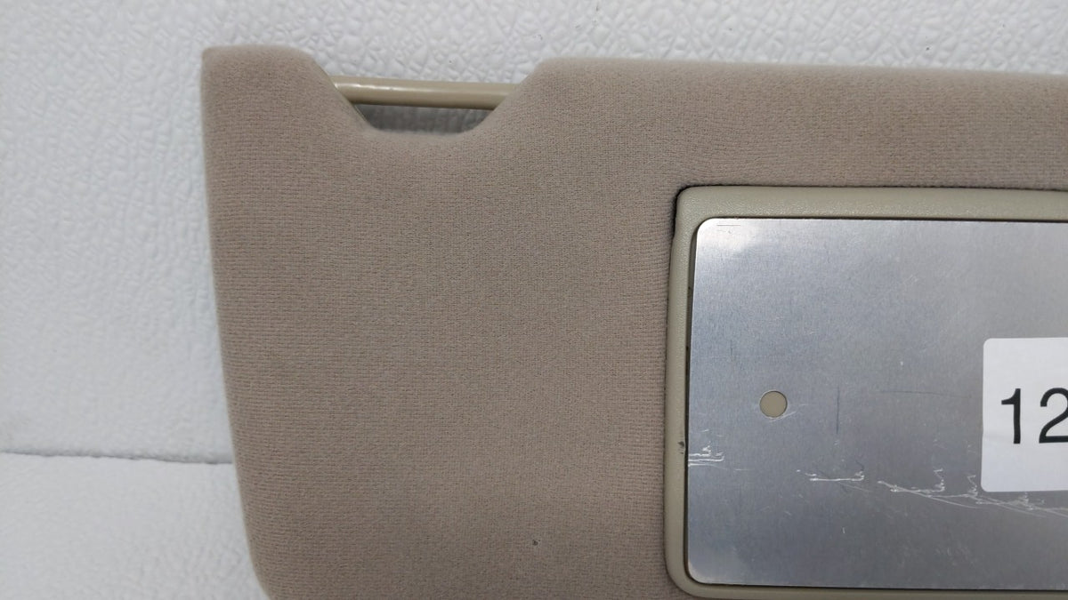 1990 Chevrolet Tracker Sun Visor Shade Replacement Passenger Right Mirror Fits OEM Used Auto Parts - Oemusedautoparts1.com