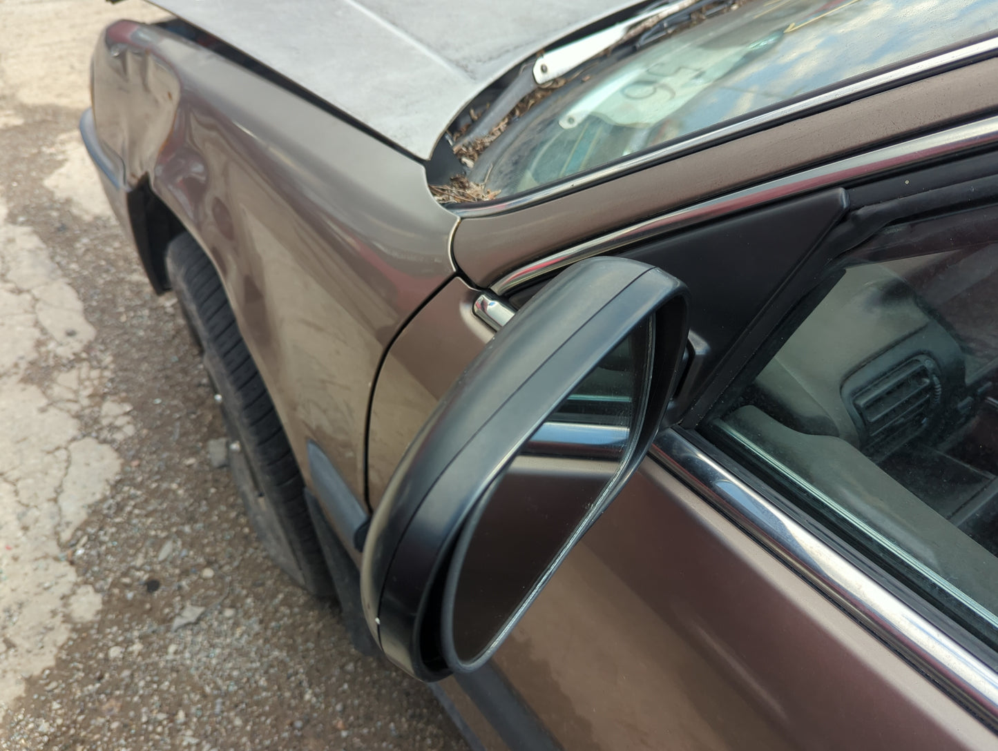 1990 Honda Accord Driver Side View Mirror - Left Door Mirror OEM Used - Oemusedautoparts1.com