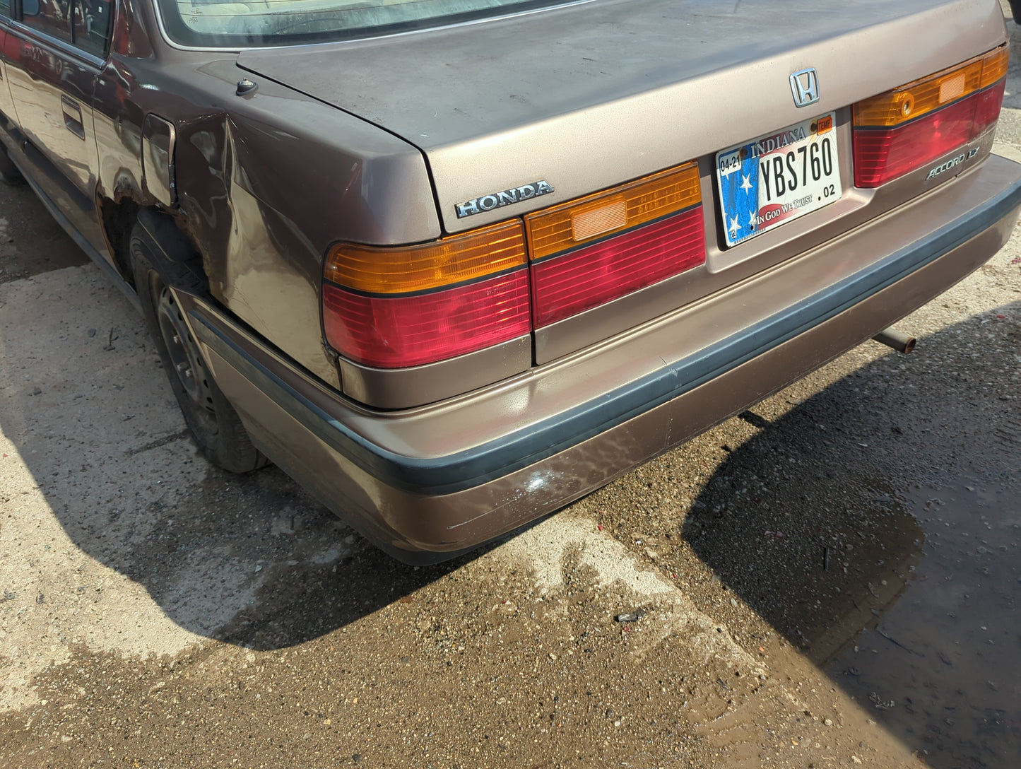1990 Honda Accord Rear Bumper Assembly Oem - Oemusedautoparts1.com