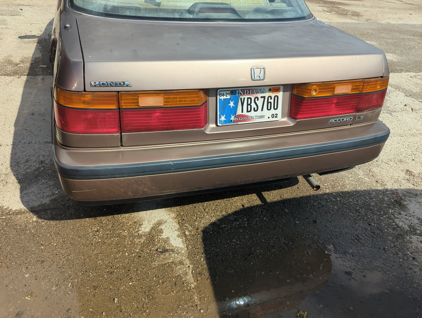 1990 Honda Accord Rear Bumper Assembly Oem - Oemusedautoparts1.com
