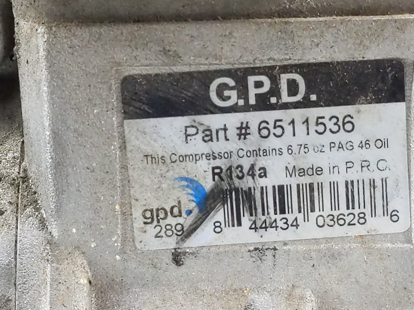 1990 Toyota Corolla Air Conditioning A/c Ac Compressor Oem - Oemusedautoparts1.com