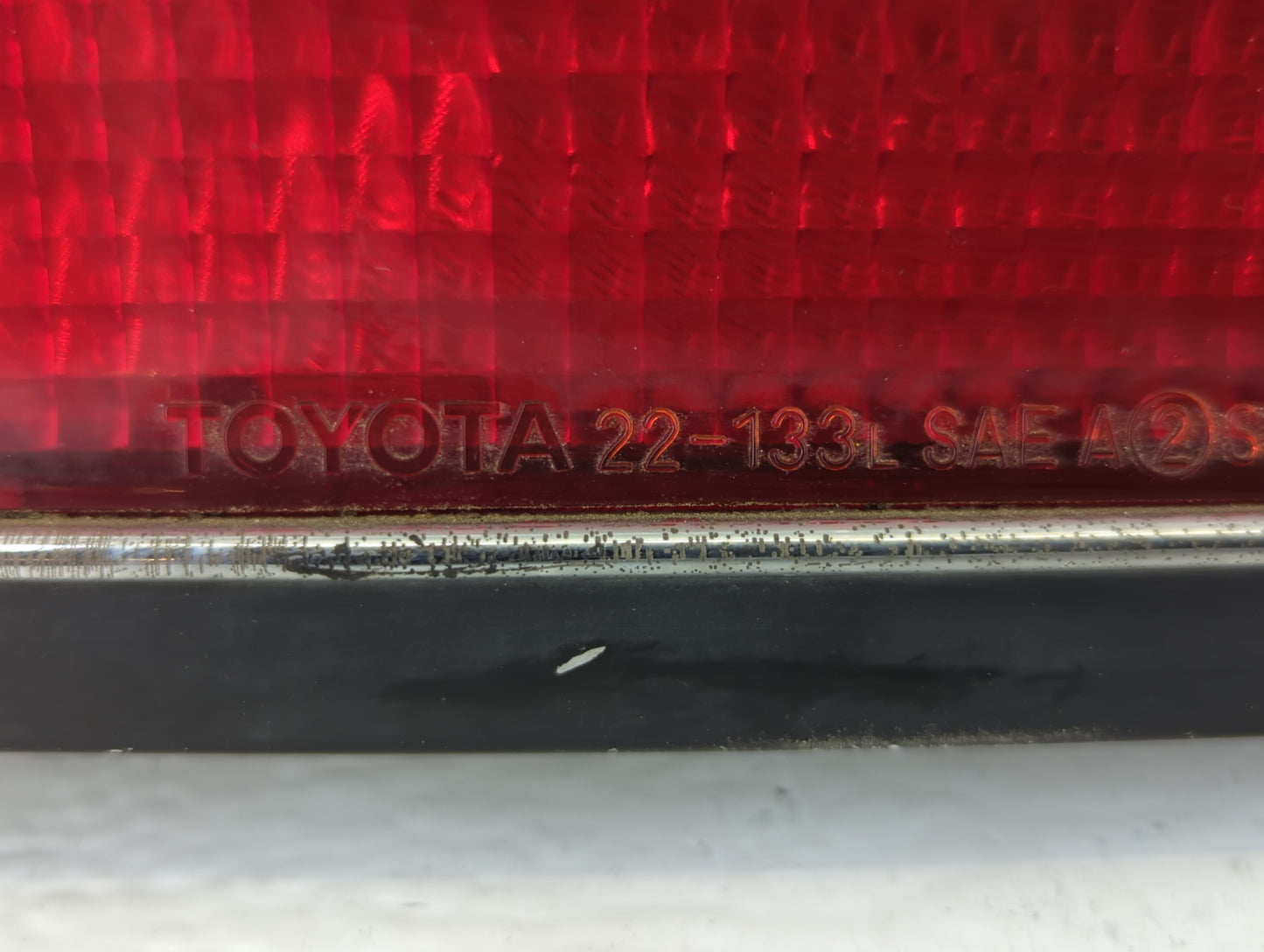 1991 Acura Integra Tail Light Assembly Driver Left OEM P/N:22-133L Fits OEM Used Auto Parts - Oemusedautoparts1.com