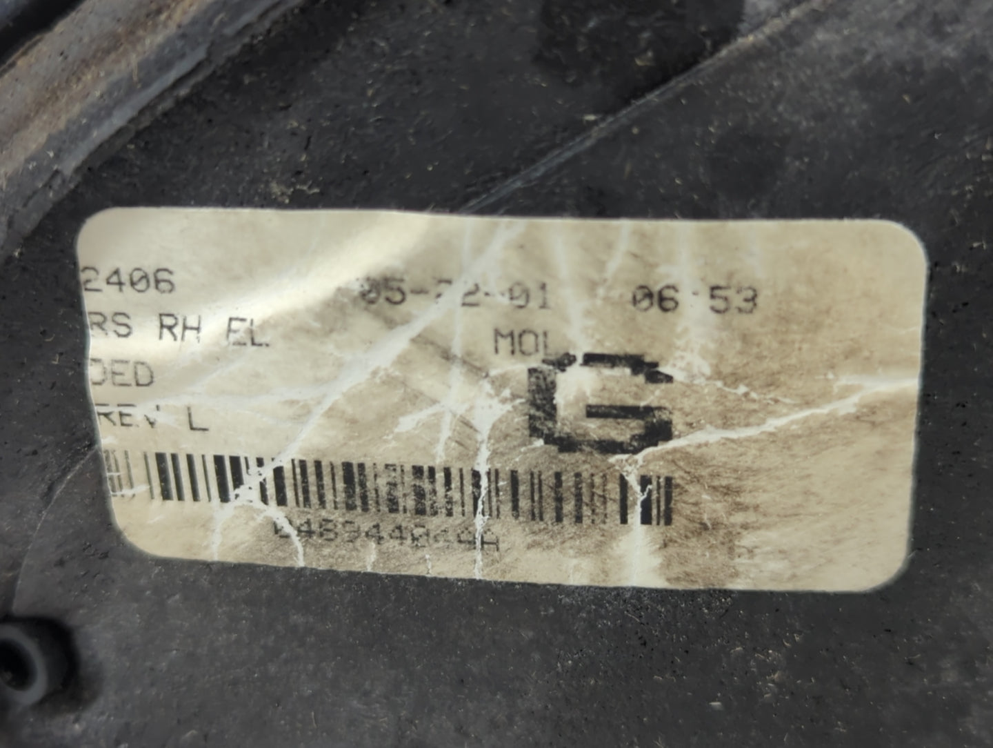 2001-2005 Dodge Caravan Passenger Side View Mirror - Right Door Mirror OEM Used - Oemusedautoparts1.com