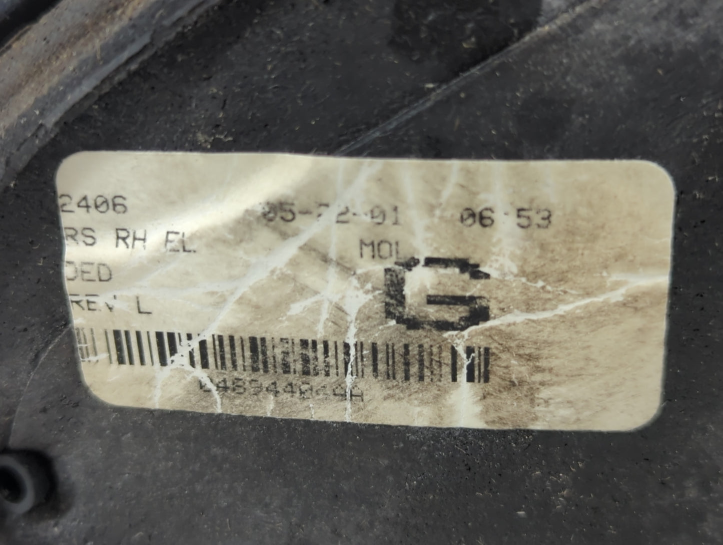 2001-2005 Dodge Caravan Passenger Side View Mirror - Right Door Mirror OEM Used - Oemusedautoparts1.com