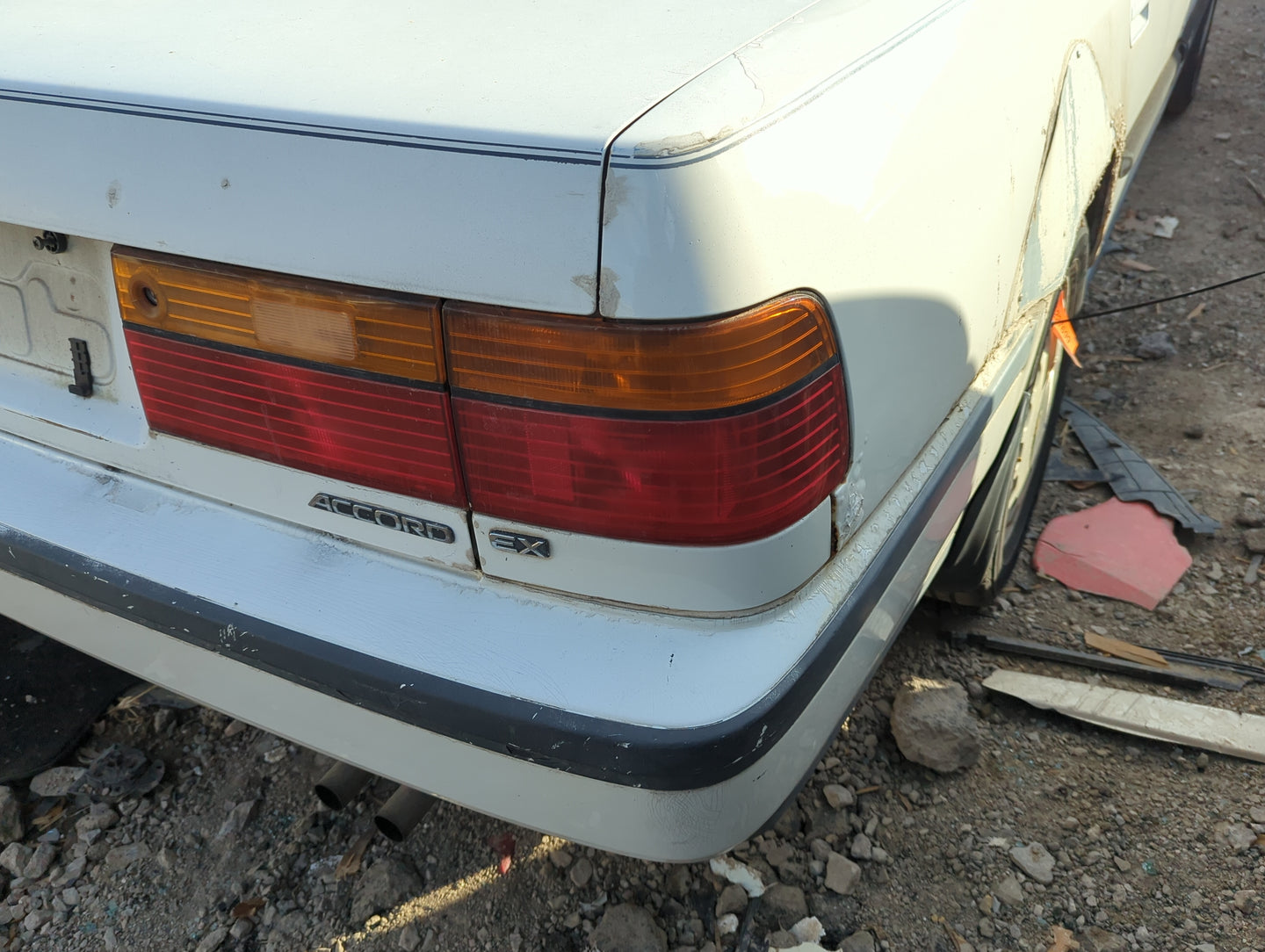 1991 Honda Accord Tail Light Assembly Passenger Right OEM Fits OEM Used Auto Parts - Oemusedautoparts1.com