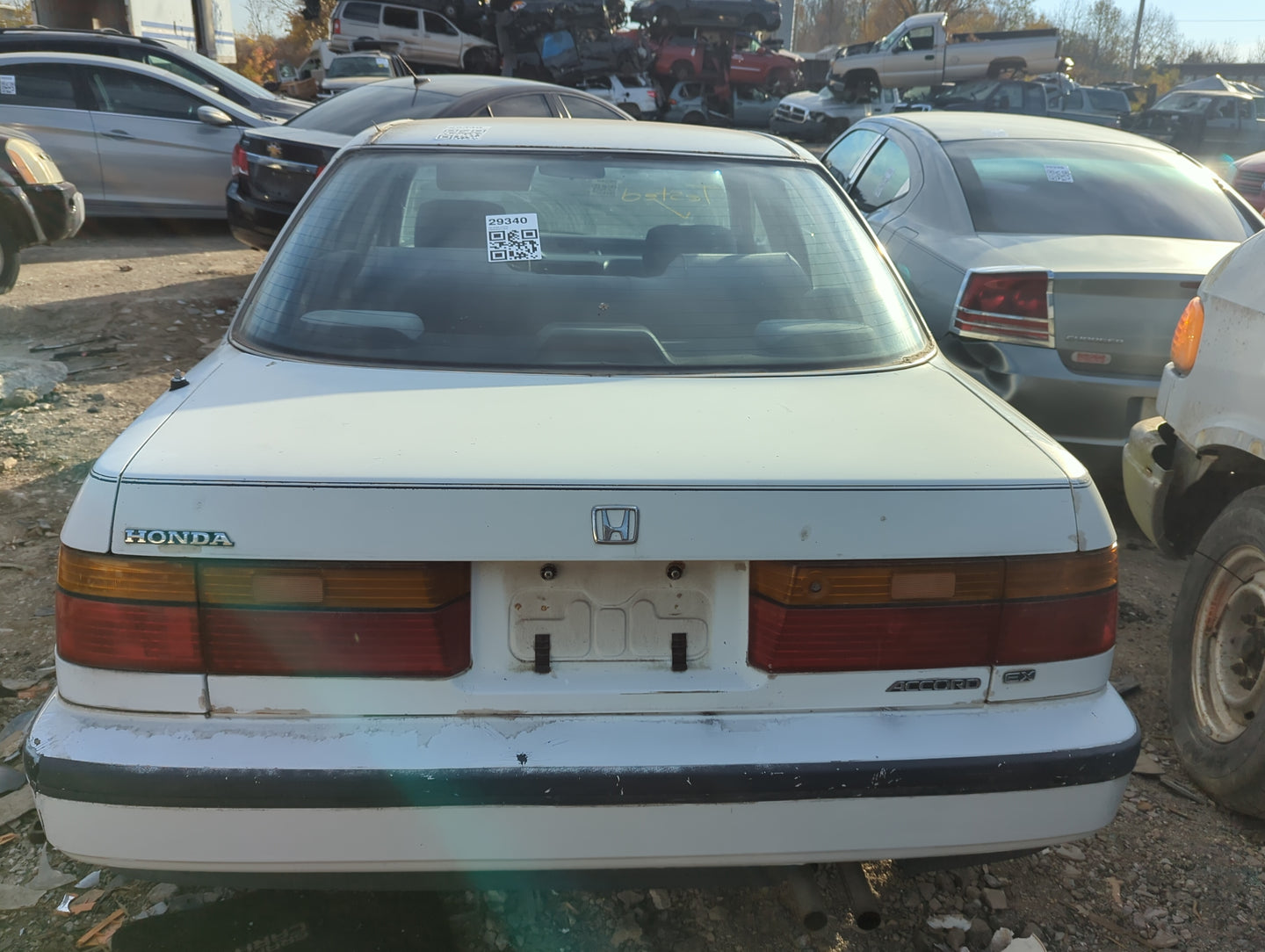1991 Honda Accord Trunk/decklid/hatch/tailgate Oem - Oemusedautoparts1.com