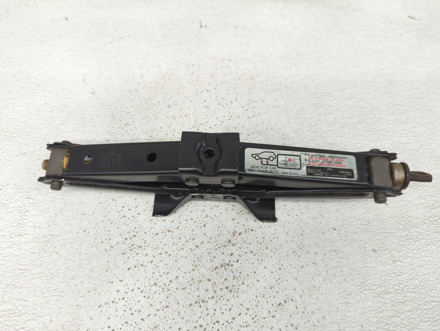 1991 Honda Crx Spare Scissor Car Jack - Oemusedautoparts1.com
