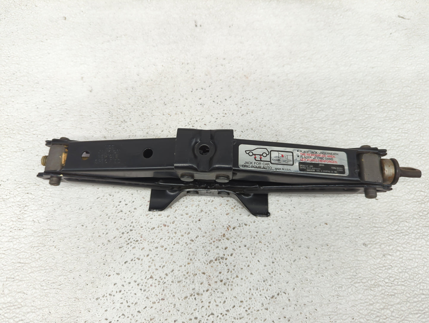 1991 Honda Crx Spare Scissor Car Jack - Oemusedautoparts1.com