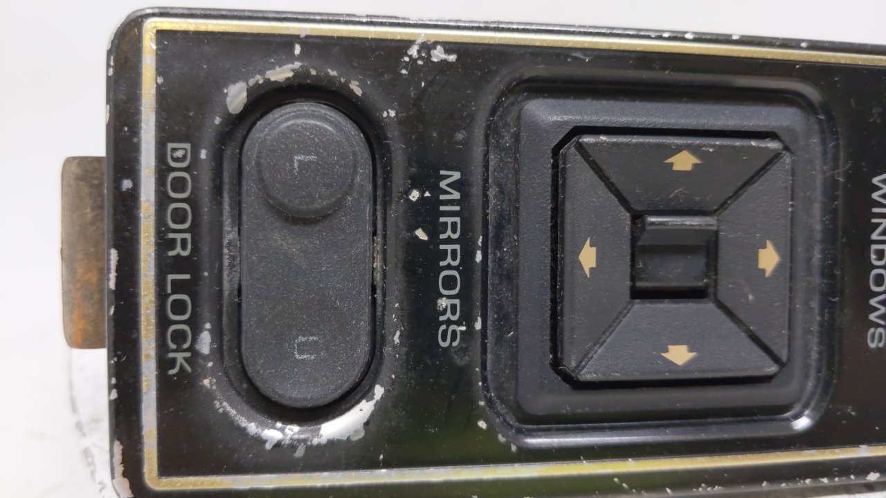 1991 Mercury Montego Master Power Window Switch Replacement Driver Side Left Fits OEM Used Auto Parts - Oemusedautoparts1.co