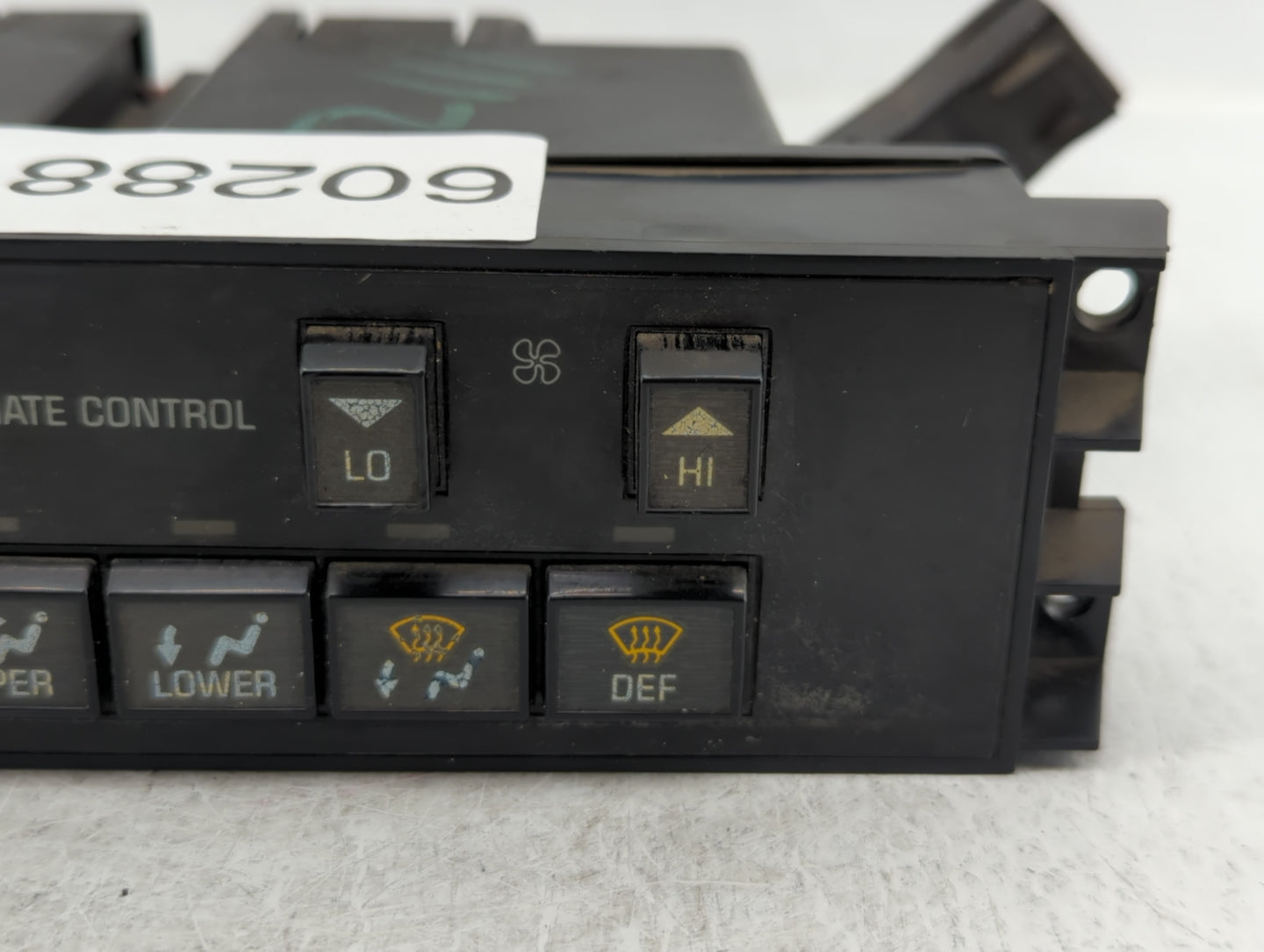 1991 Plymouth Laser Climate Control Module Temperature AC/Heater Replacement Fits OEM Used Auto Parts - Oemusedautoparts1.co