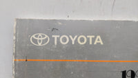 1991 Toyota Camry Owners Manual Book Guide OEM Used Auto Parts - Oemusedautoparts1.com