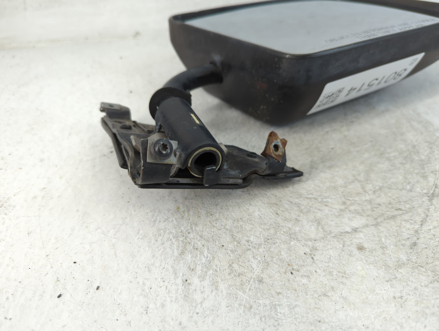 1992 Chevrolet S10 Passenger Right Side View Manual Door Mirror Black - Oemusedautoparts1.com
