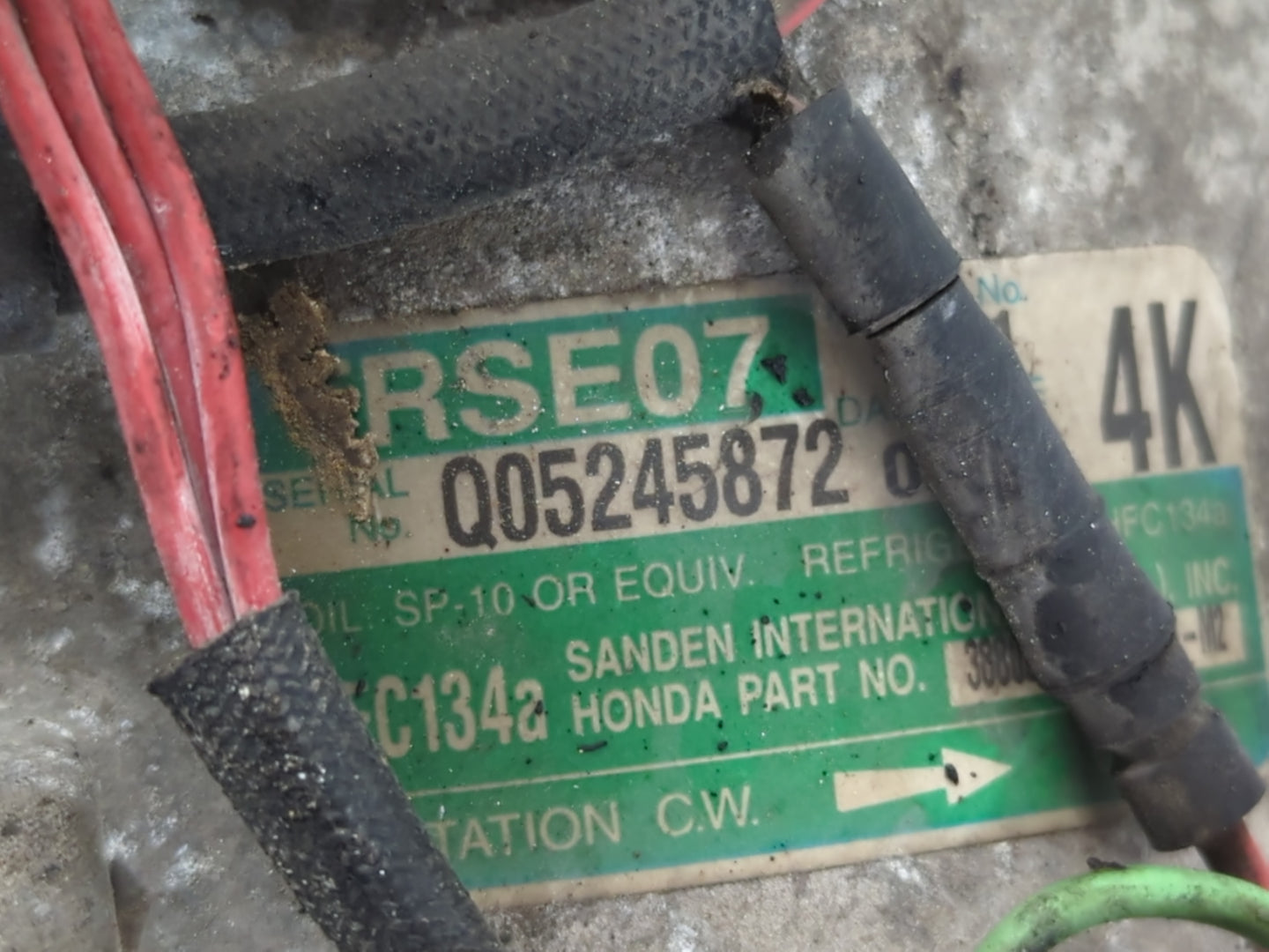 1992 Ford F-250 Air Conditioning A/c Ac Compressor Oem - Oemusedautoparts1.com