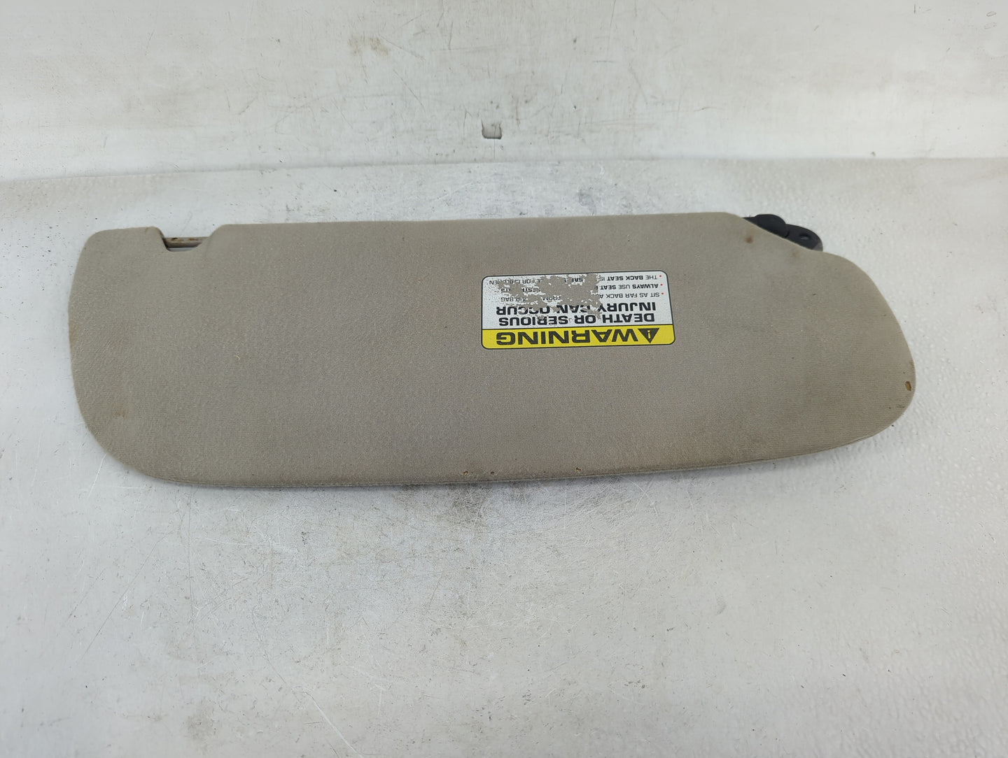 1992 Jaguar Xj Sun Visor Shade Replacement Driver Left Mirror Fits OEM Used Auto Parts - Oemusedautoparts1.com