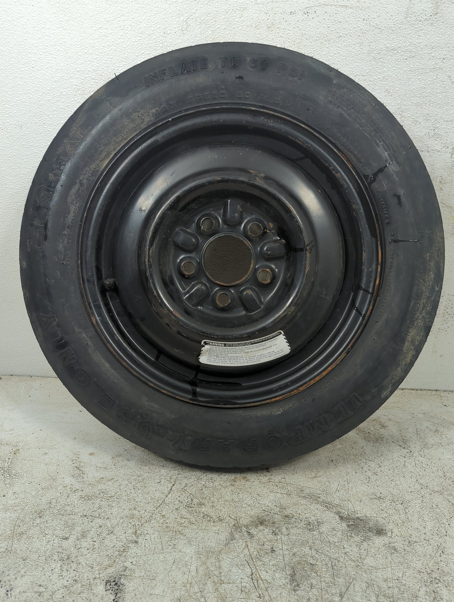 1992 Lincoln Lincoln Continental Spare Donut Tire Wheel Rim Oem - Oemusedautoparts1.com