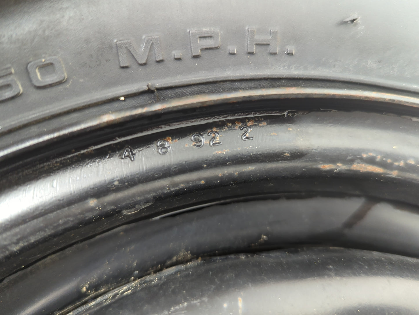 1992 Lincoln Lincoln Continental Spare Donut Tire Wheel Rim Oem - Oemusedautoparts1.com