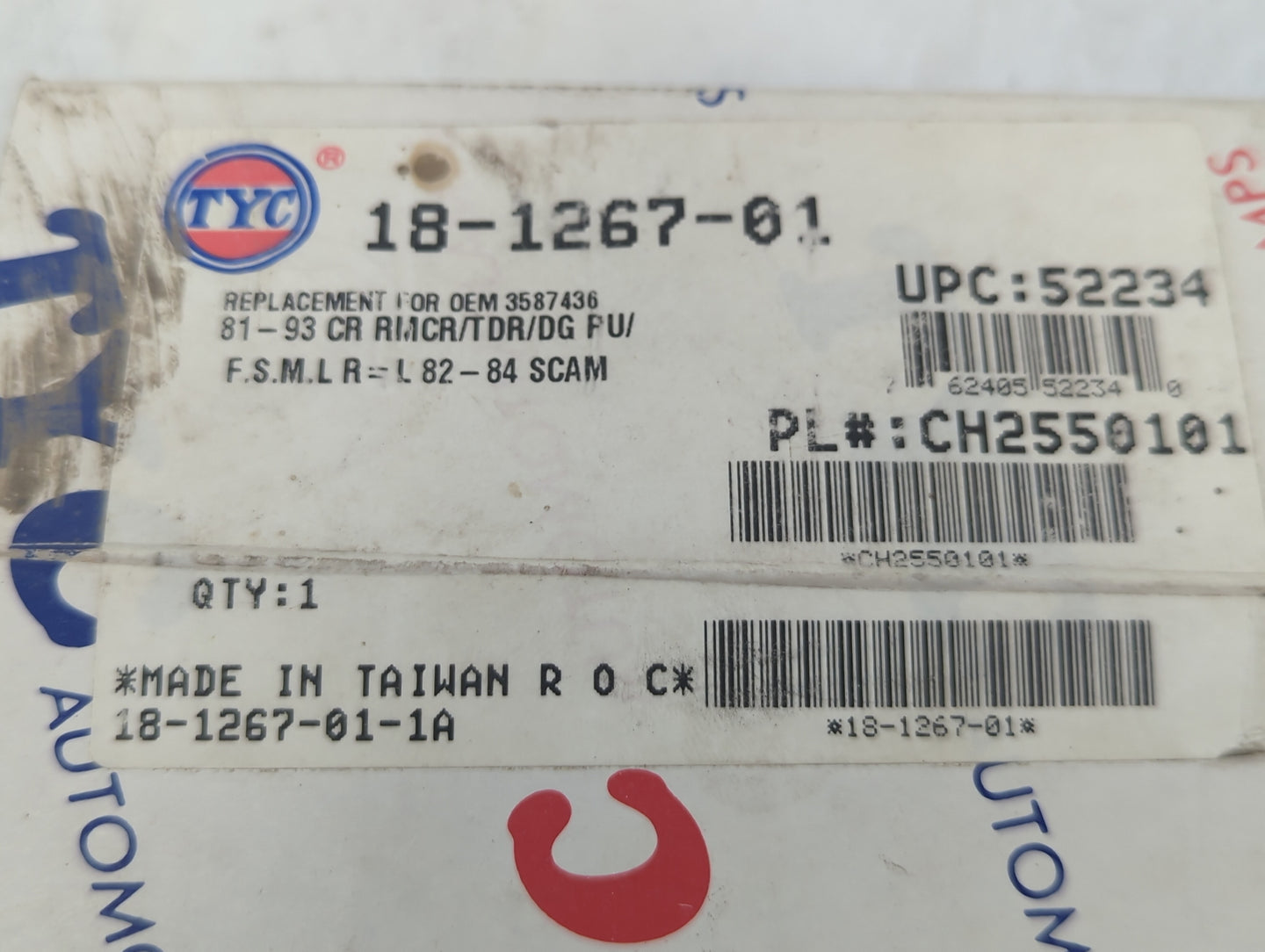 1993 Chevrolet Blazer Side Marker Light - Oemusedautoparts1.com