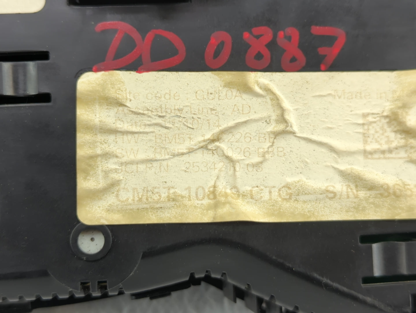 1993 Honda Accord Instrument Cluster Speedometer Gauges P/N:CM5T-10849-CTG Fits OEM Used Auto Parts - Oemusedautoparts1.com