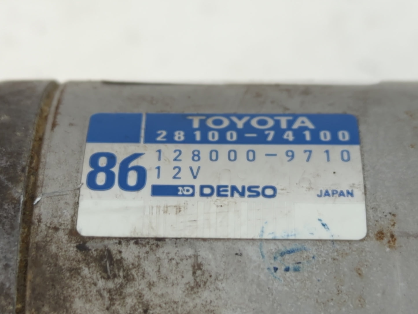 1993 Toyota Camry Car Starter Motor Solenoid OEM P/N:128000-9710 28100-74100 Fits OEM Used Auto Parts - Oemusedautoparts1.co