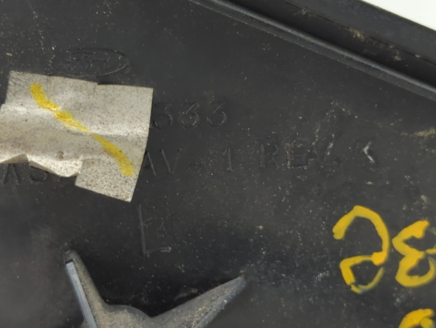 1994-1995 Ford Mustang Driver Side View Mirror - Left Door Mirror OEM Used - Oemusedautoparts1.com