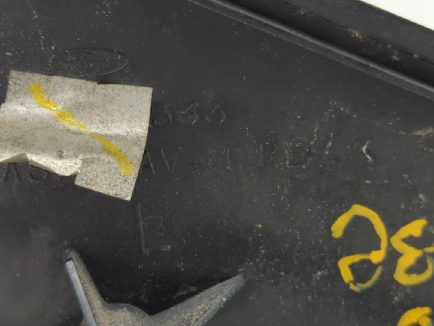 1994-1995 Ford Mustang Driver Side View Mirror - Left Door Mirror OEM Used - Oemusedautoparts1.com