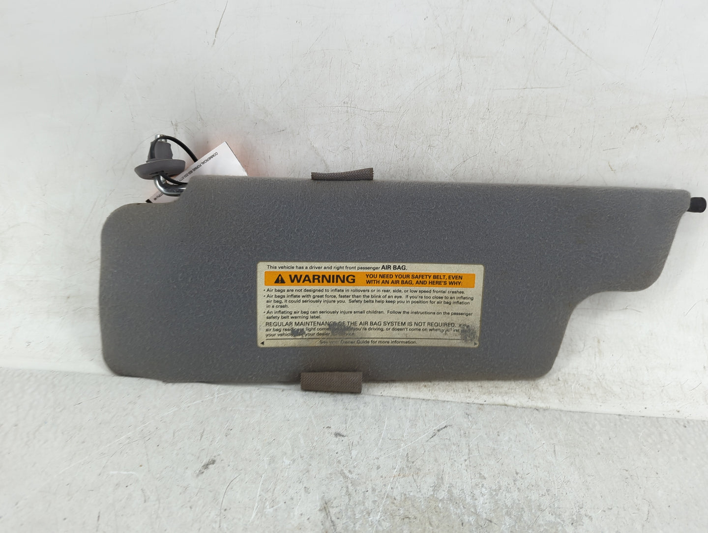 1994 Ford Probe Sun Visor Shade Replacement Passenger Right Mirror Fits OEM Used Auto Parts - Oemusedautoparts1.com