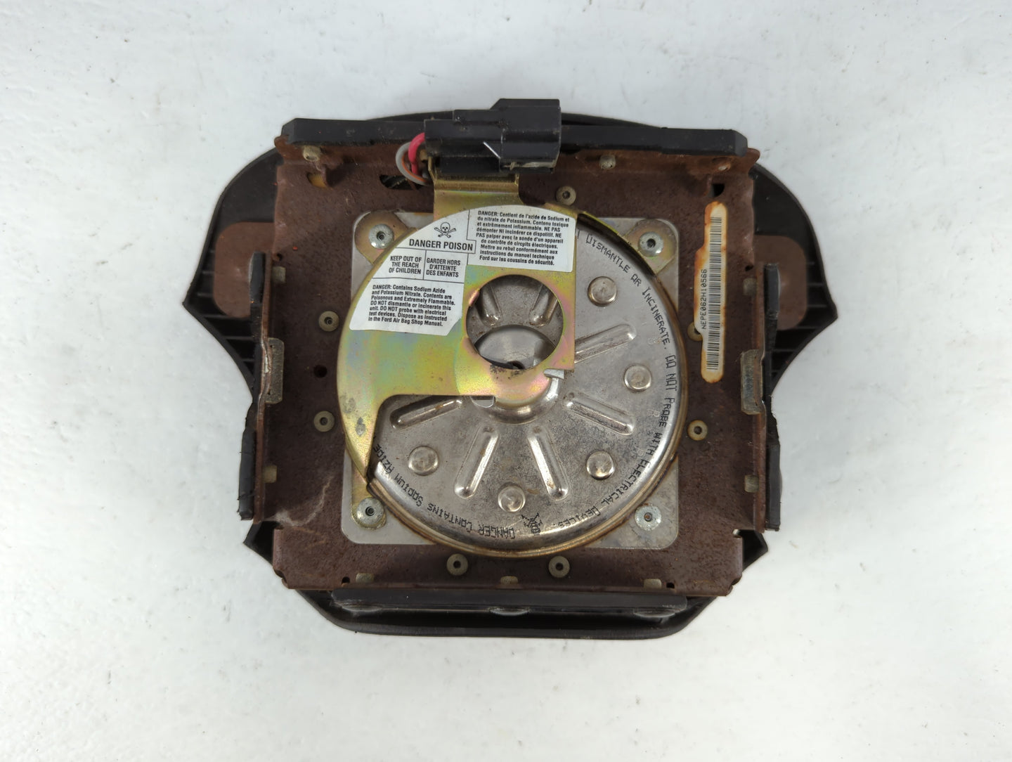 1994 Lincoln Mark Ii Air Bag Driver Left Steering Wheel Mounted P/N:F3LB-63043B13-AK Fits OEM Used Auto Parts - Oemusedautop
