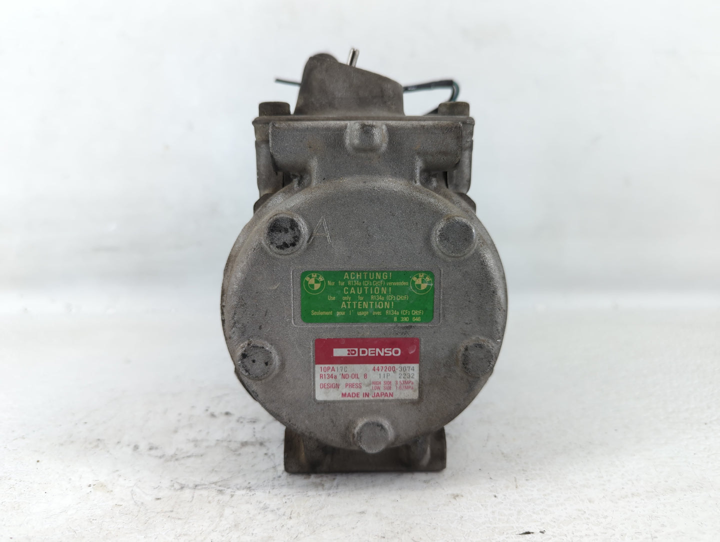 1995-1997 Bmw 740i Air Conditioning A/c Ac Compressor Oem - Oemusedautoparts1.com