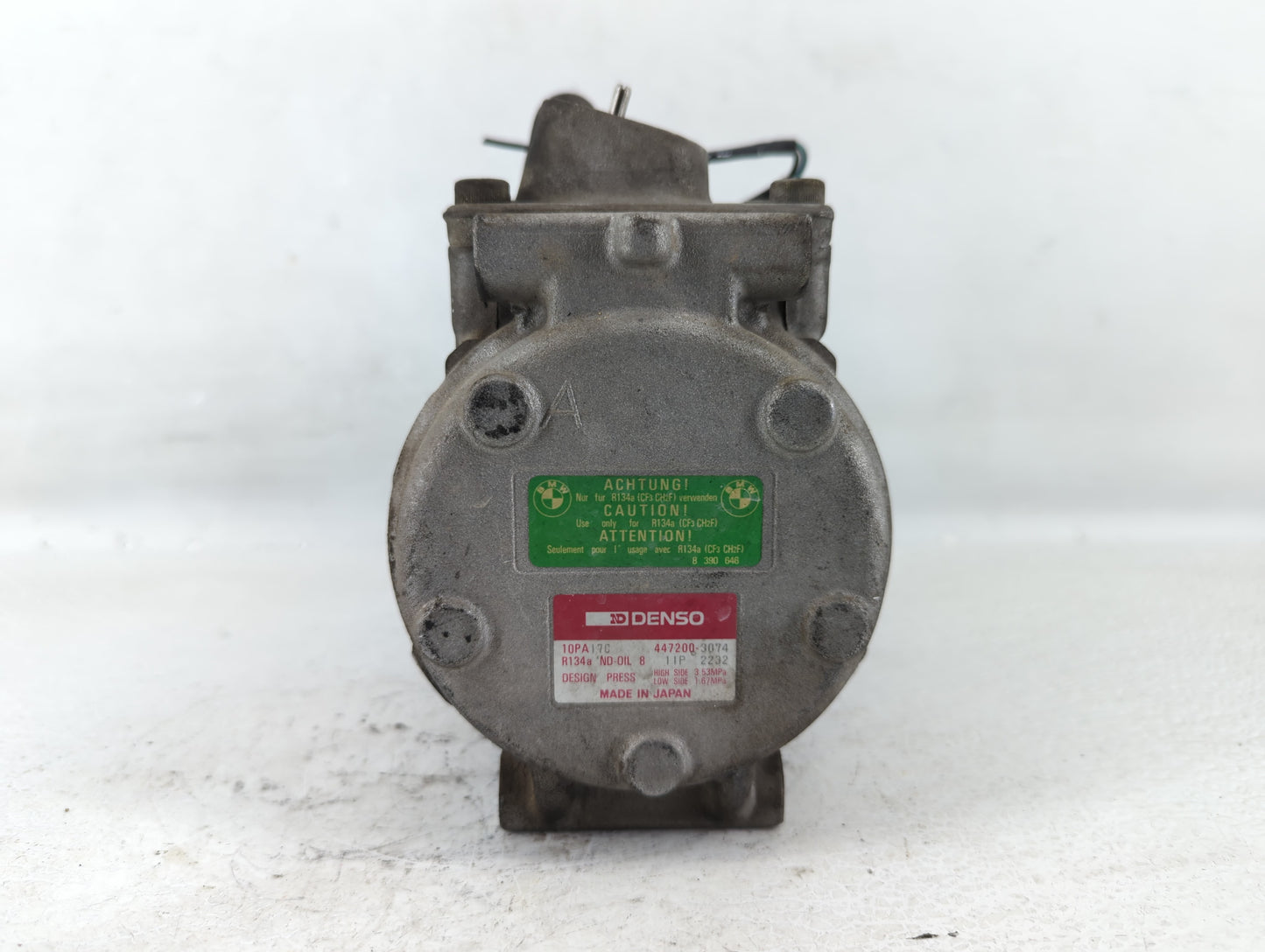 1995-1997 Bmw 740i Air Conditioning A/c Ac Compressor Oem - Oemusedautoparts1.com