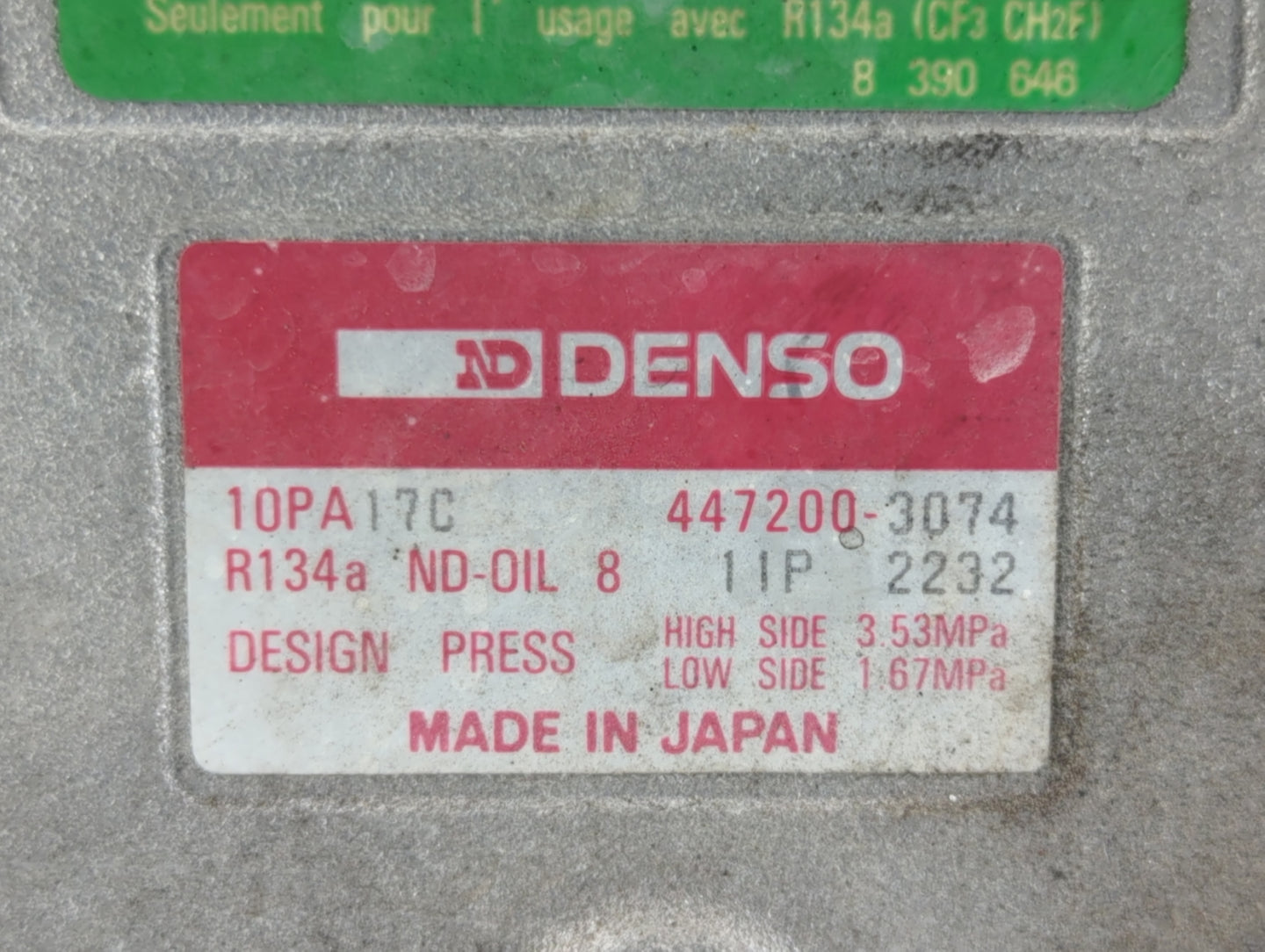 1995-1997 Bmw 740i Air Conditioning A/c Ac Compressor Oem - Oemusedautoparts1.com