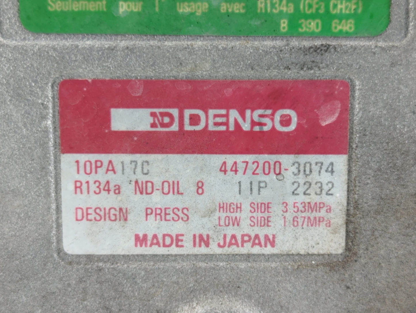 1995-1997 Bmw 740i Air Conditioning A/c Ac Compressor Oem - Oemusedautoparts1.com