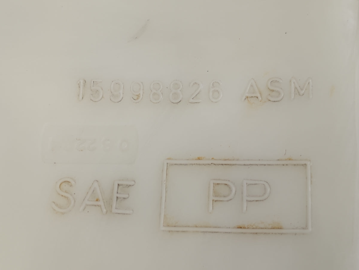 1995 S10 Pickup Radiator Coolant Overflow Expansion Tank Bottle - Oemusedautoparts1.com
