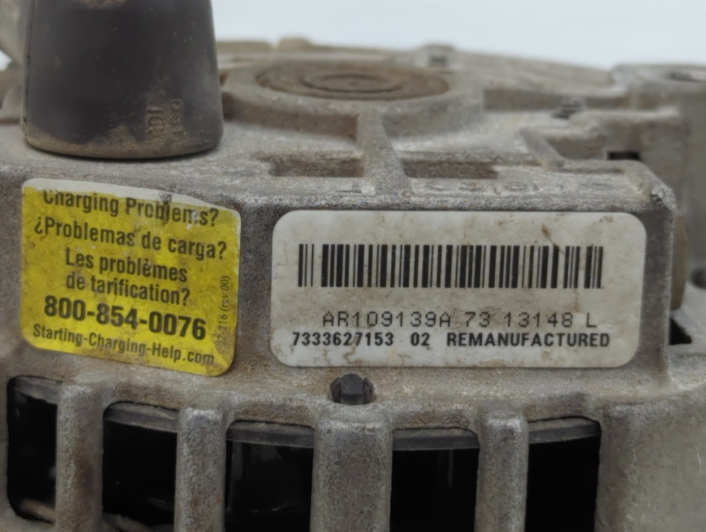 1995 Chevrolet Tahoe Alternator Replacement Generator Charging Assembly Engine OEM P/N:7333627153 02 800-854-0076 Fits Fits 