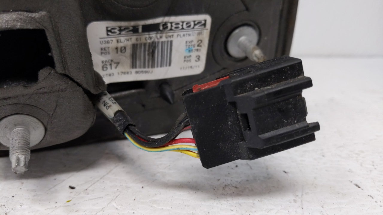 1992-1995 Dodge Caravan Side Mirror Replacement Passenger Right View Door Mirror Fits Fits 1992 1993 1994 1995 OEM Used Auto