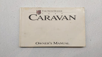 compare product 1995 Dodge Caravan Owners Manual Book Guide P/N:81-226-9517 OEM Used Auto Parts
