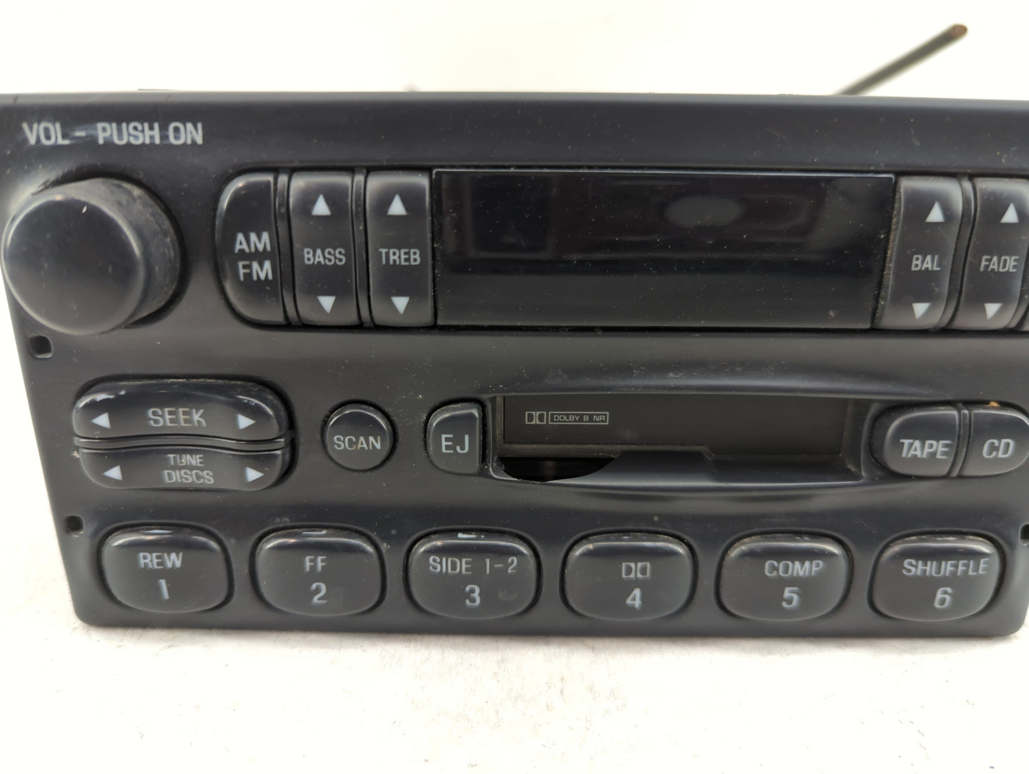 1995-1997 Ford Explorer Radio AM FM Cd Player Receiver Replacement P/N:F57F-19B165-CE Fits Fits 1995 1996 1997 OEM Used Auto