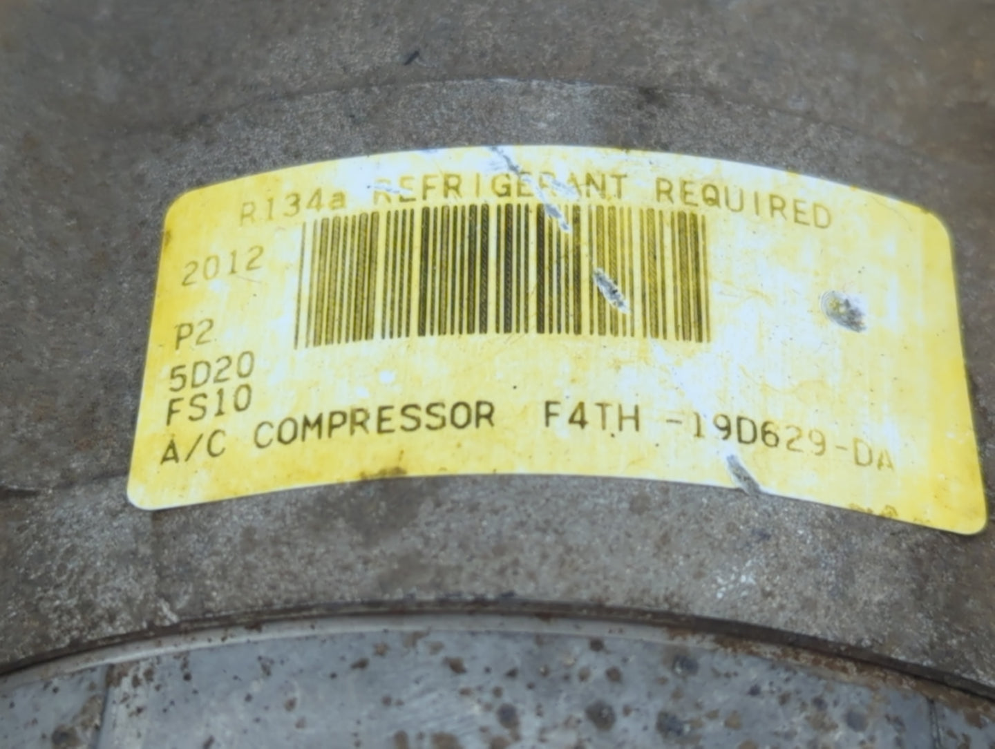 Gmc F350 Air Conditioning A/c Ac Compressor Oem - Oemusedautoparts1.com