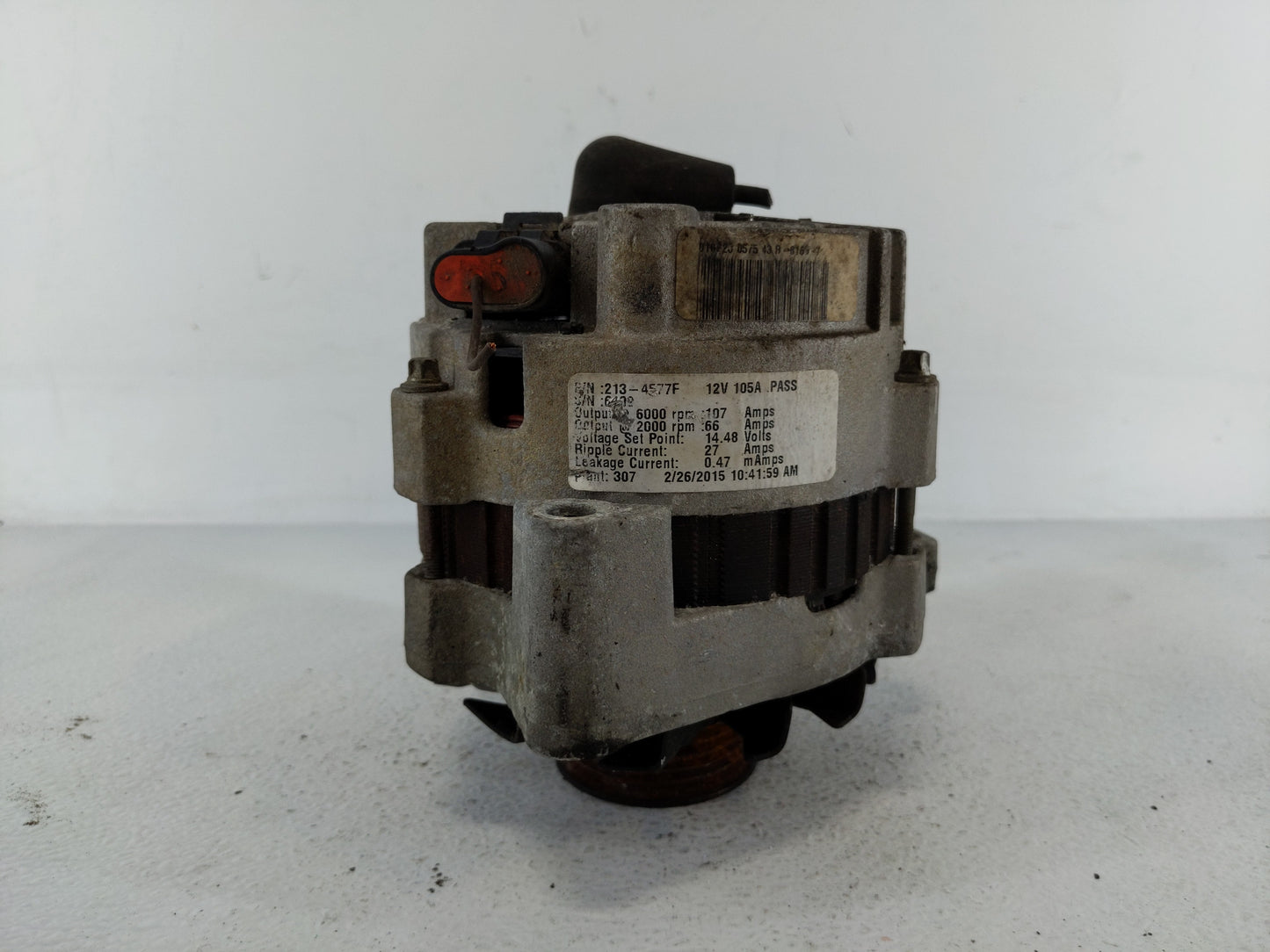 1995 Gmc Sierra 2500 Alternator Replacement Generator Charging Assembly Engine OEM P/N:213-4577F Fits OEM Used Auto Parts - 
