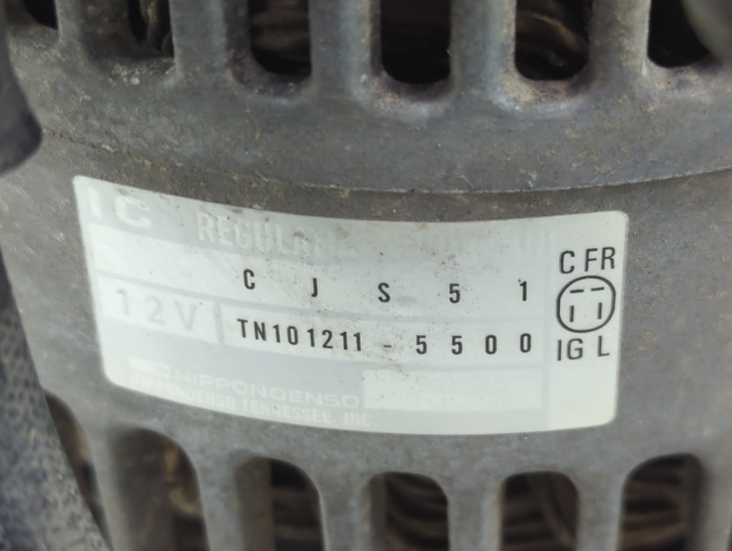 1995-1997 Honda Accord Alternator Replacement Generator Charging Assembly Engine OEM P/N:TN101211-5500 Fits Fits 1995 1996 1