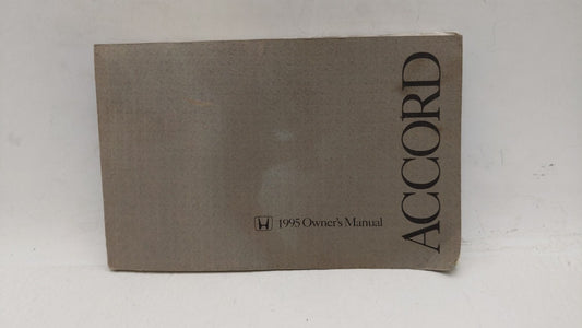 1995 Honda Accord Owners Manual Book Guide OEM Used Auto Parts - Oemusedautoparts1.com