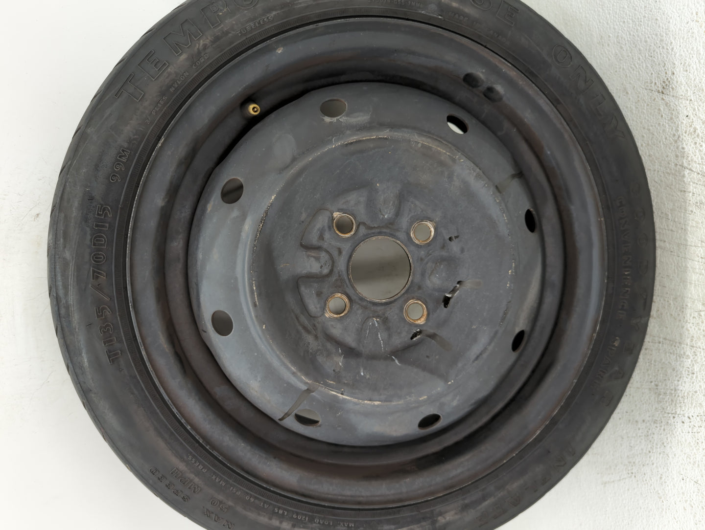 1994-2001 Kia Sephia Spare Donut Tire Wheel Rim Oem - Oemusedautoparts1.com