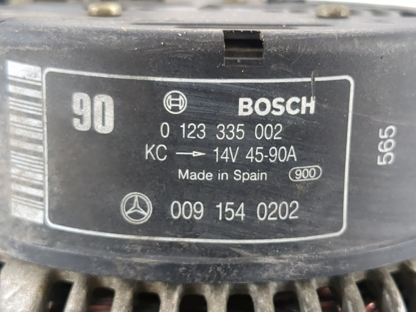 1994-1996 Mercedes-Benz C220 Alternator Replacement Generator Charging Assembly Engine OEM P/N:0 123 335 002 Fits OEM Used A