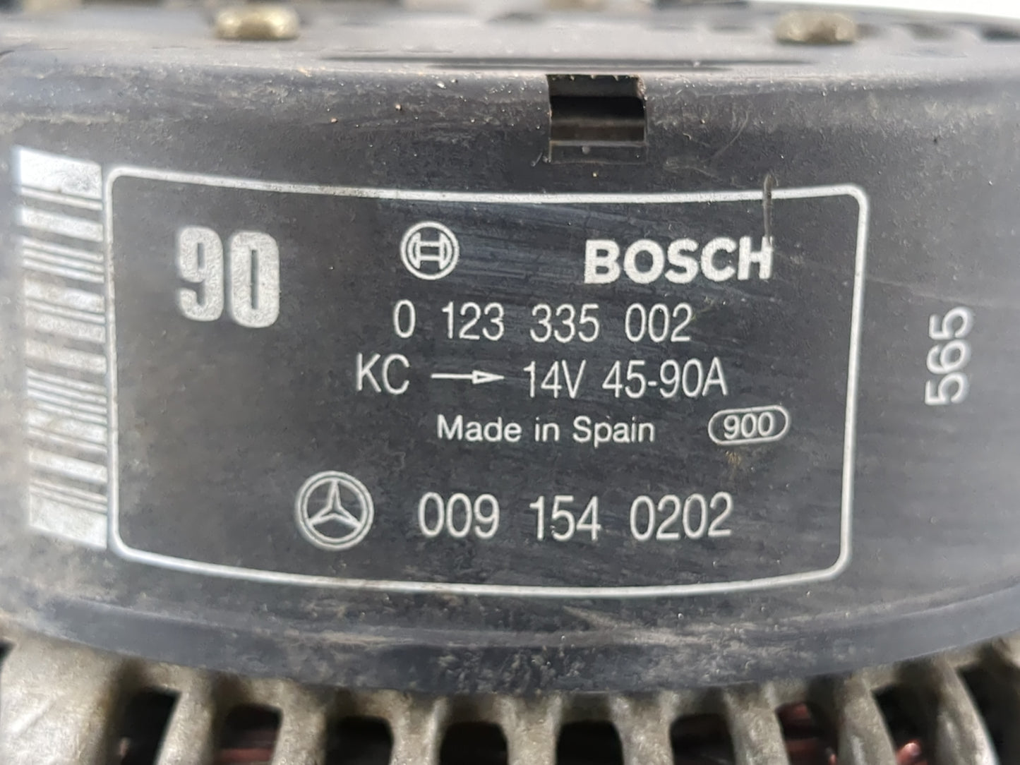 1994-1996 Mercedes-Benz C220 Alternator Replacement Generator Charging Assembly Engine OEM P/N:0 123 335 002 Fits OEM Used A