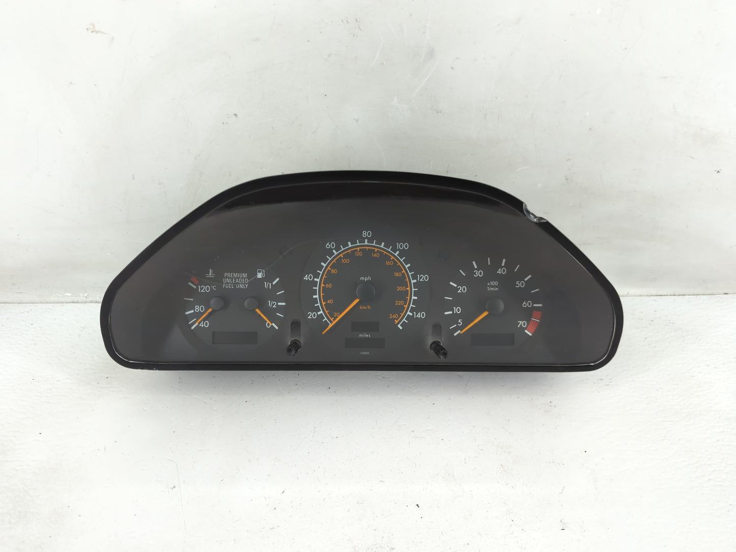 1995 Mercedes-Benz C220 Instrument Cluster Speedometer Gauges Miles: Fits OEM Used Auto Parts - Oemusedautoparts1.com