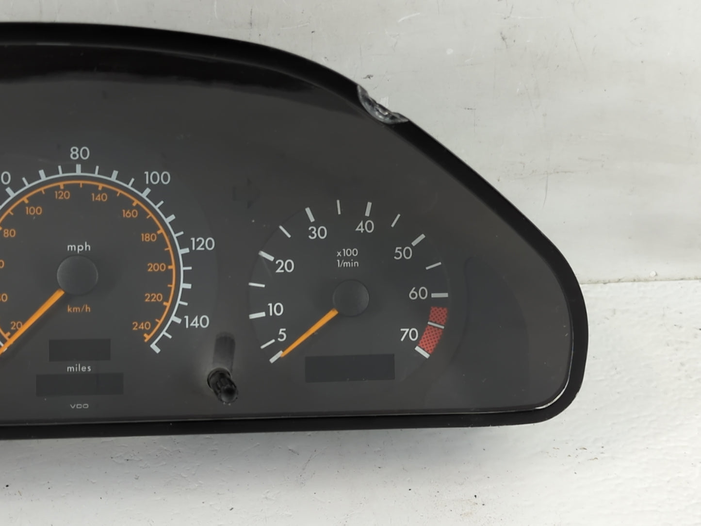 1995 Mercedes-Benz C220 Instrument Cluster Speedometer Gauges Miles: Fits OEM Used Auto Parts - Oemusedautoparts1.com