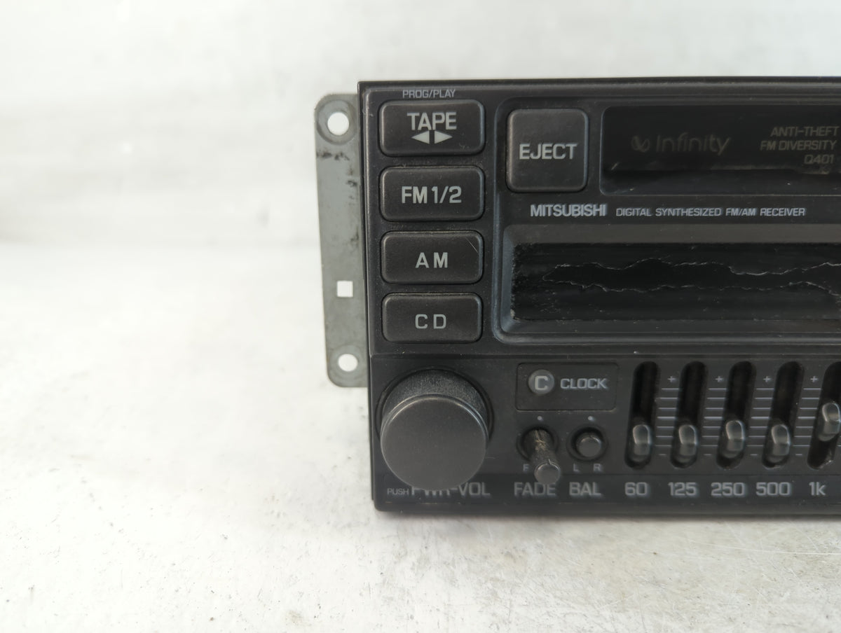 1993-1996 Mitsubishi 3000gt Radio AM FM Cd Player Receiver Replacement P/N:MR141228 47019073 Fits Fits 1993 1994 1995 1996 O