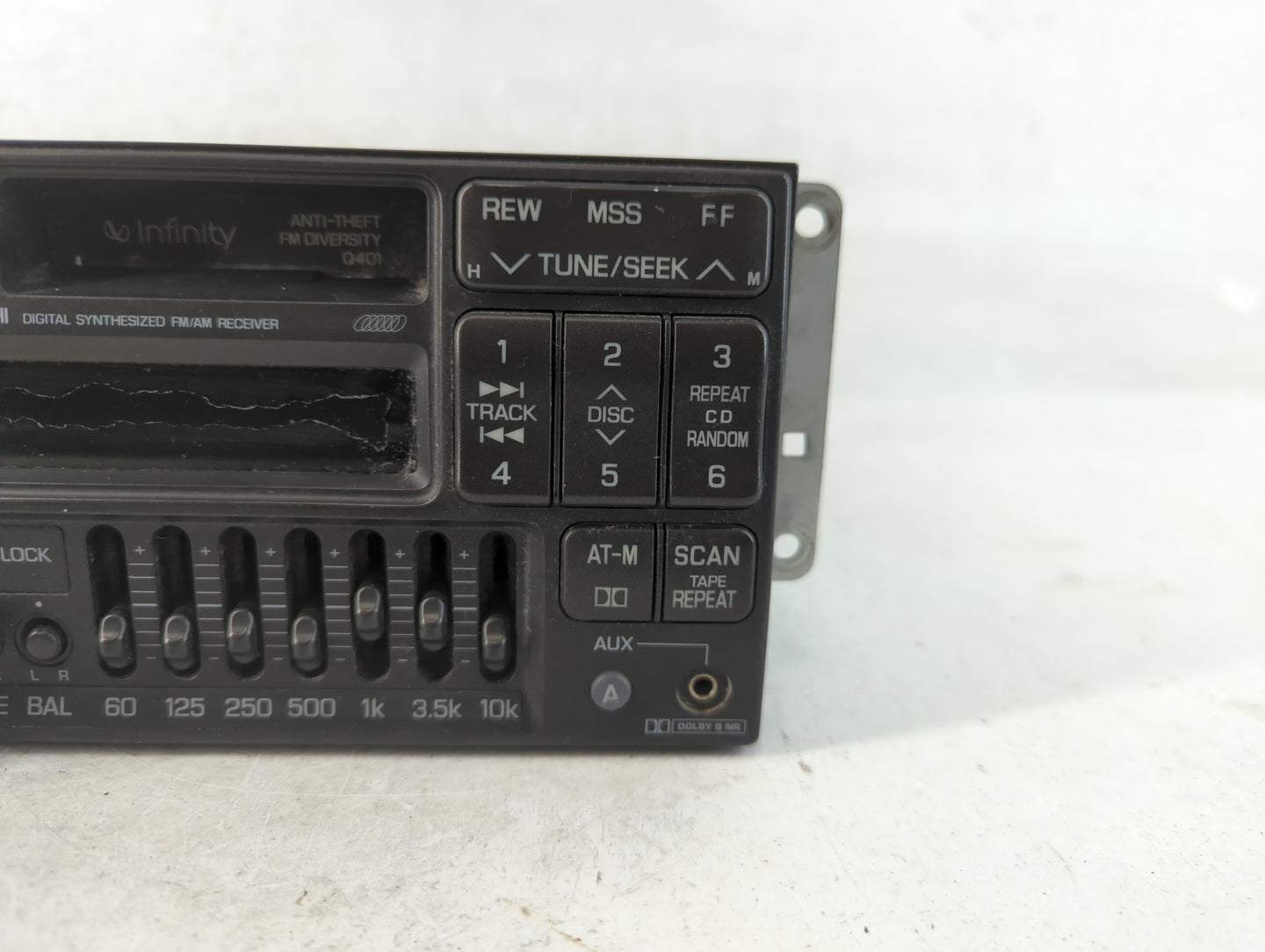 1993-1996 Mitsubishi 3000gt Radio AM FM Cd Player Receiver Replacement P/N:MR141228 47019073 Fits Fits 1993 1994 1995 1996 O
