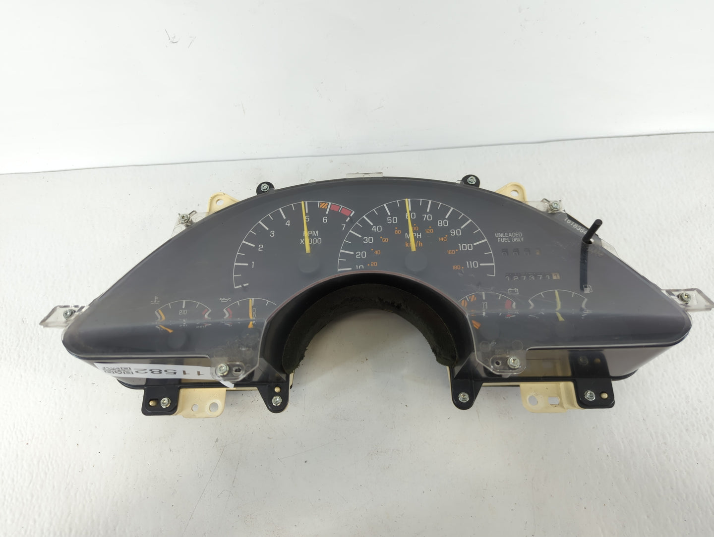 1995 Pontiac Firebird Instrument Cluster Speedometer Gauges P/N:16183647 Fits OEM Used Auto Parts - Oemusedautoparts1.com