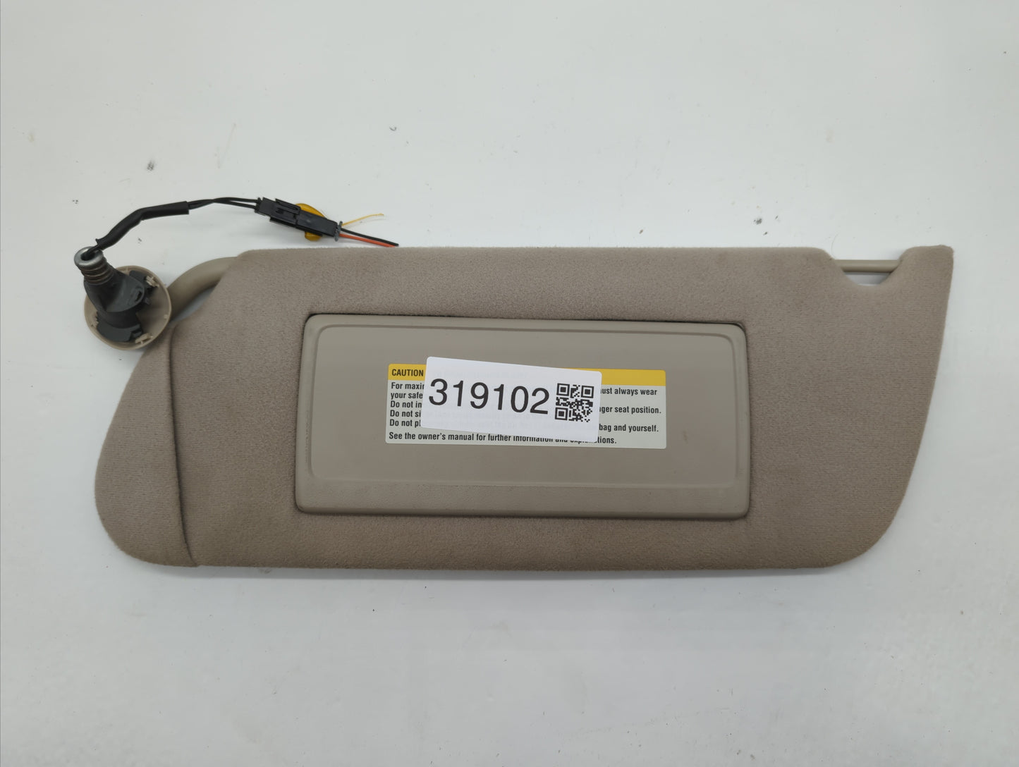 1996 Cadillac Deville Sun Visor Shade Replacement Driver Left Mirror Fits OEM Used Auto Parts - Oemusedautoparts1.com