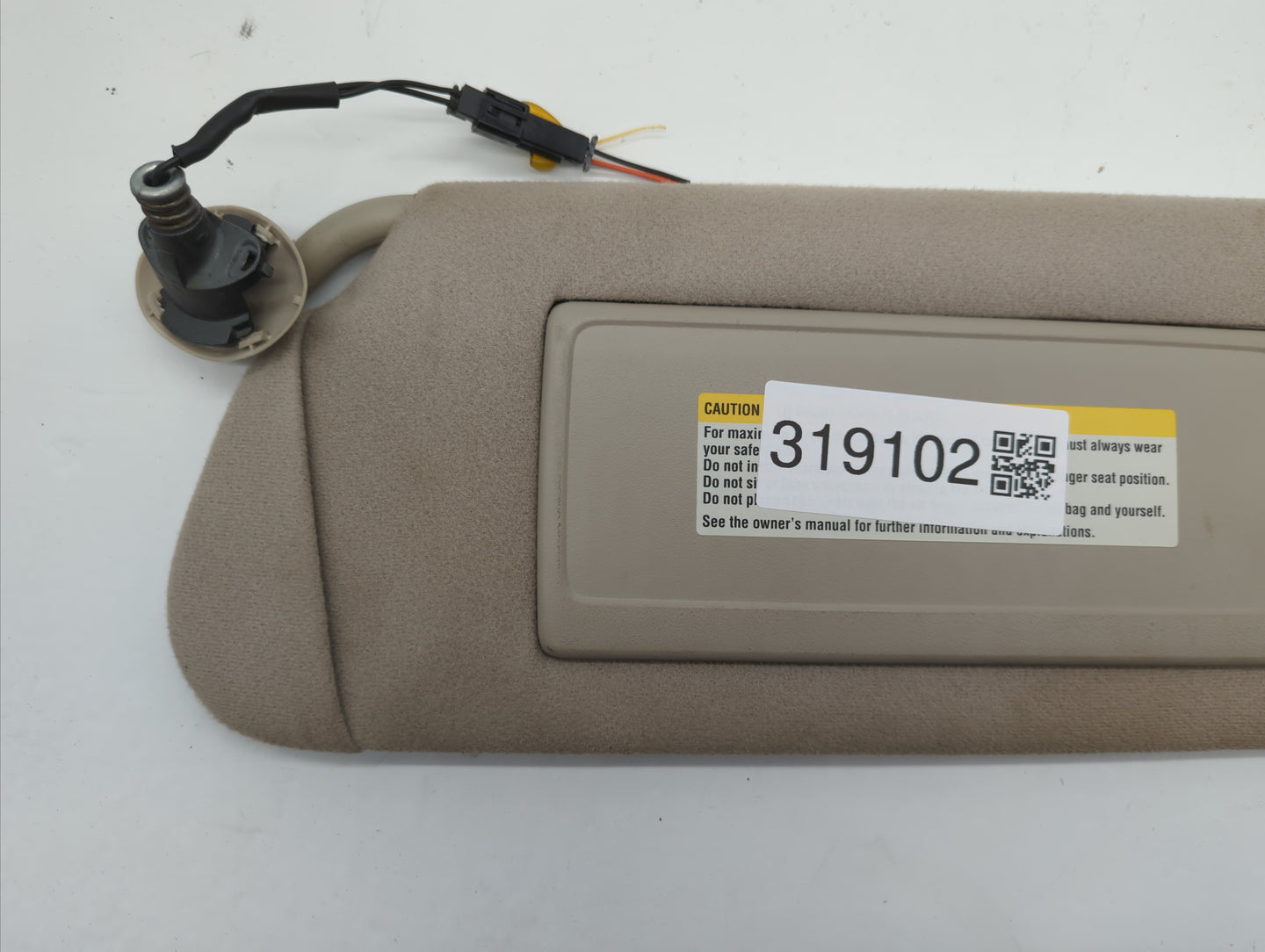 1996 Cadillac Deville Sun Visor Shade Replacement Driver Left Mirror Fits OEM Used Auto Parts - Oemusedautoparts1.com